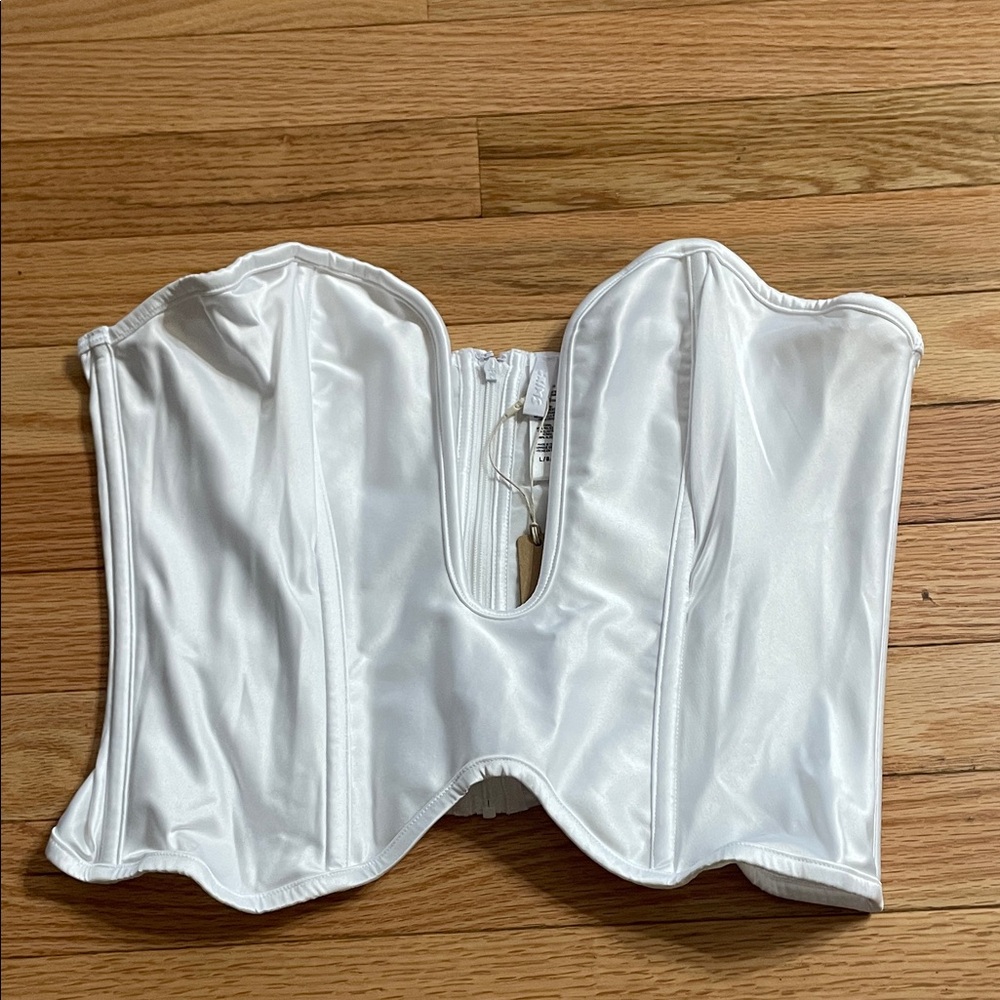SKIMS White Bandeau Corset